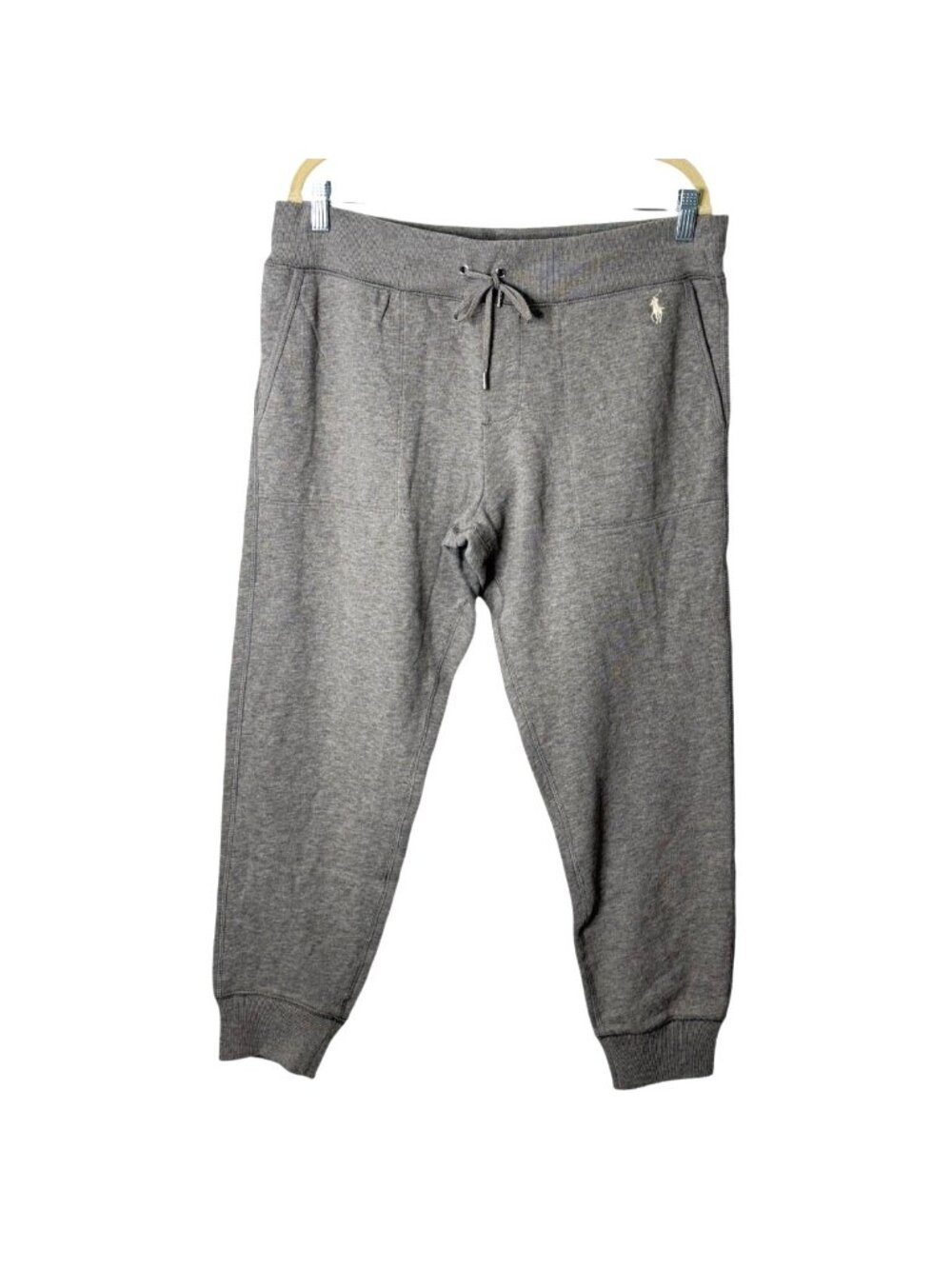 Polo Ralph Lauren Mens Size L Gray Jogger Sweatpants Pony Drawstring NEW